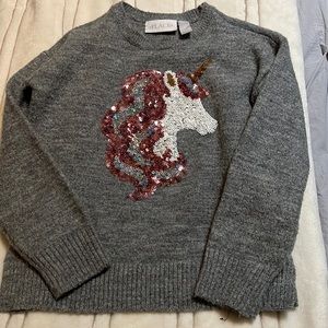 Knot sequin sweater